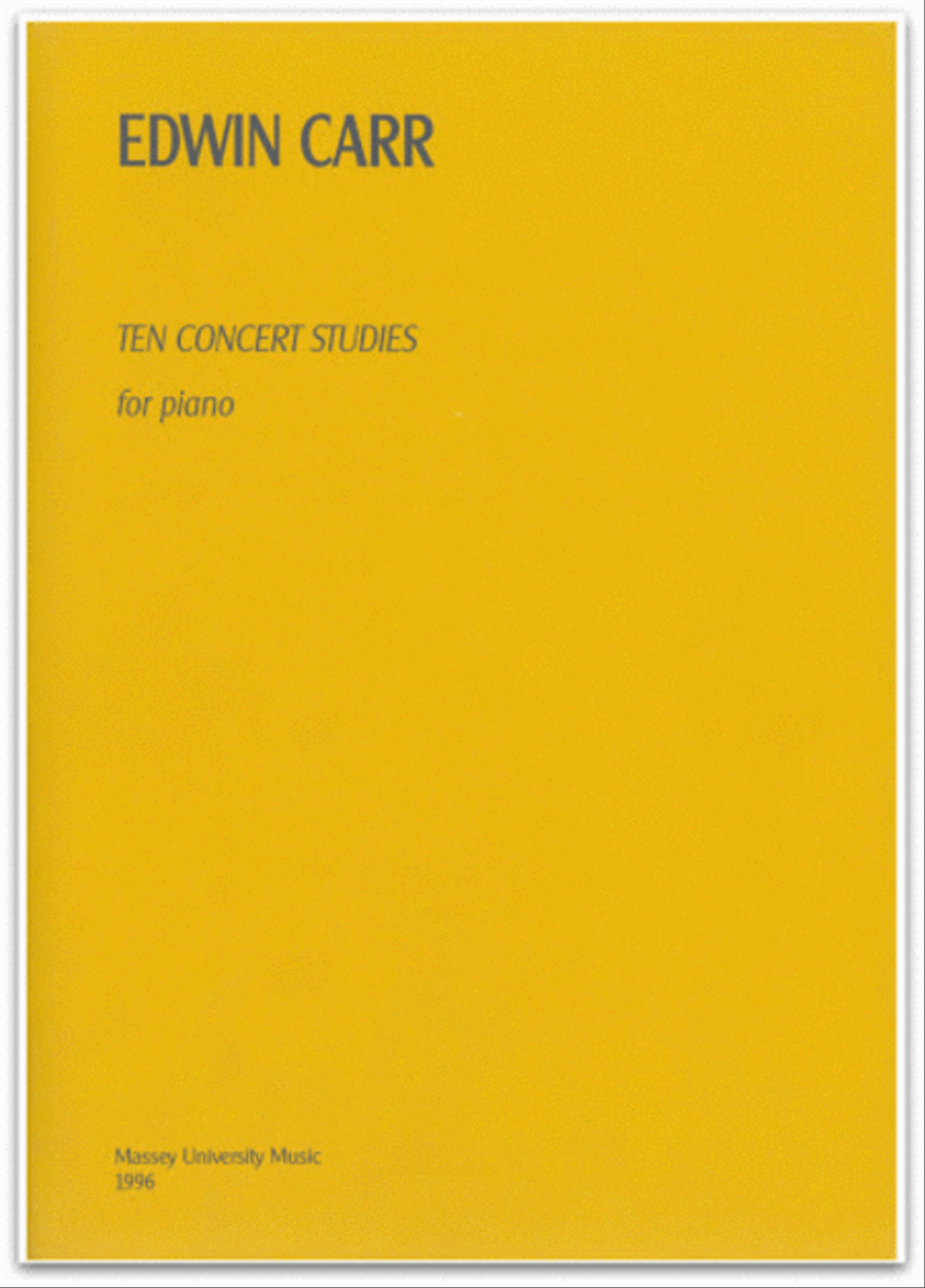 Ten Concert Studies Ten Concert Studies Piano Method scores gallery preview page 1