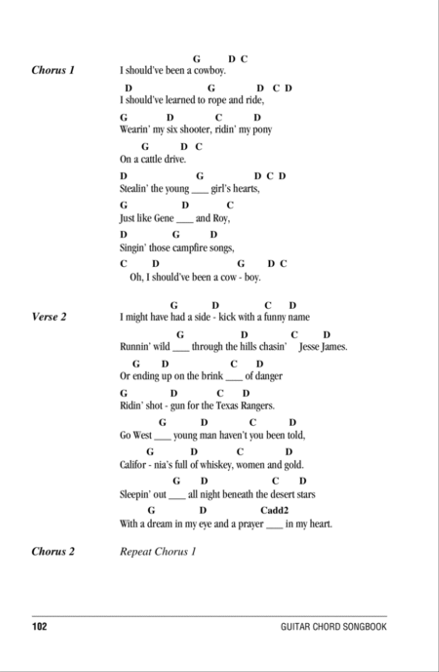 Should've Been A Cowboy Should've Been A Cowboy Acoustic Guitar scores gallery preview page 2