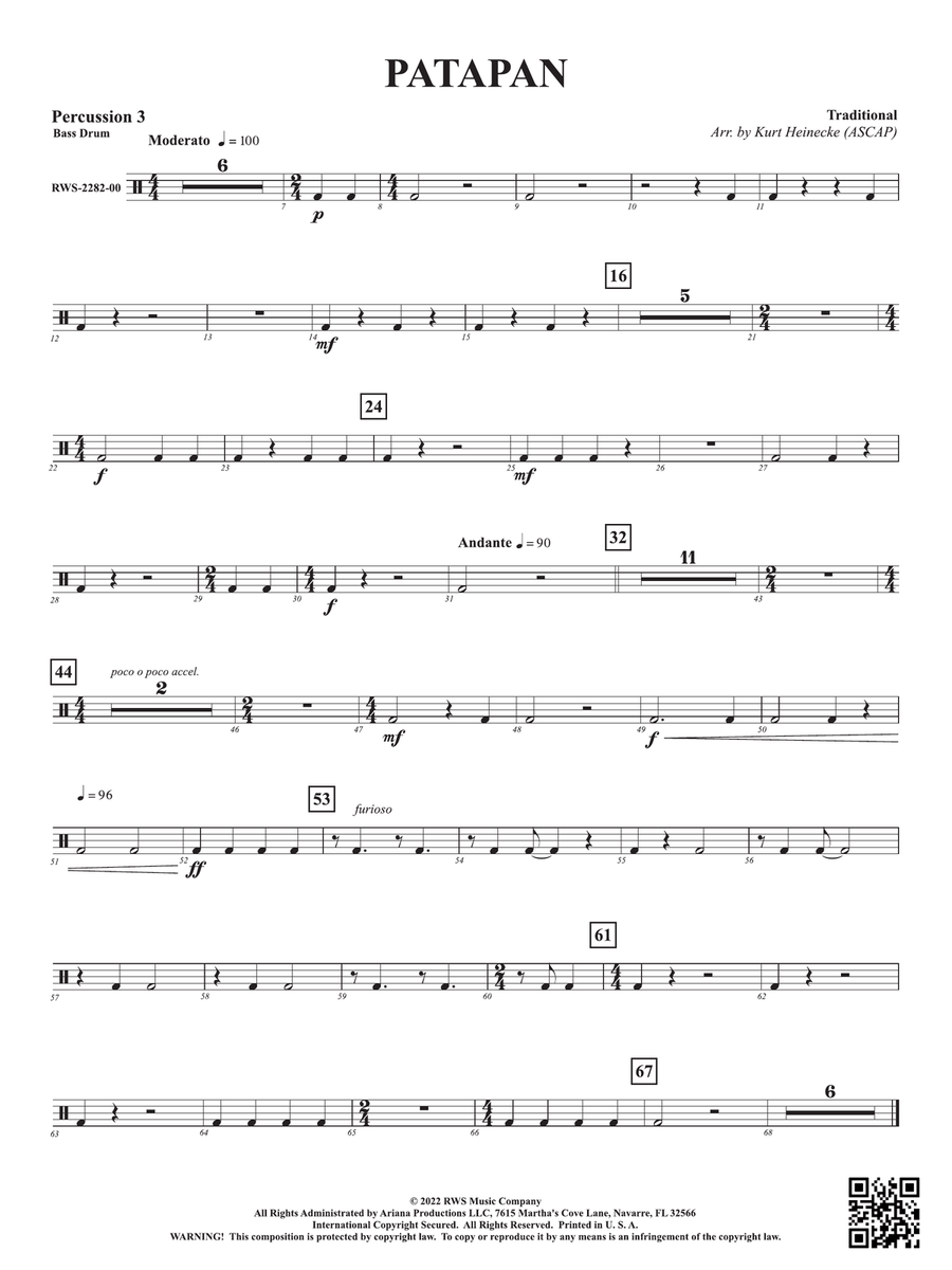 Patapan: 3rd Percussion