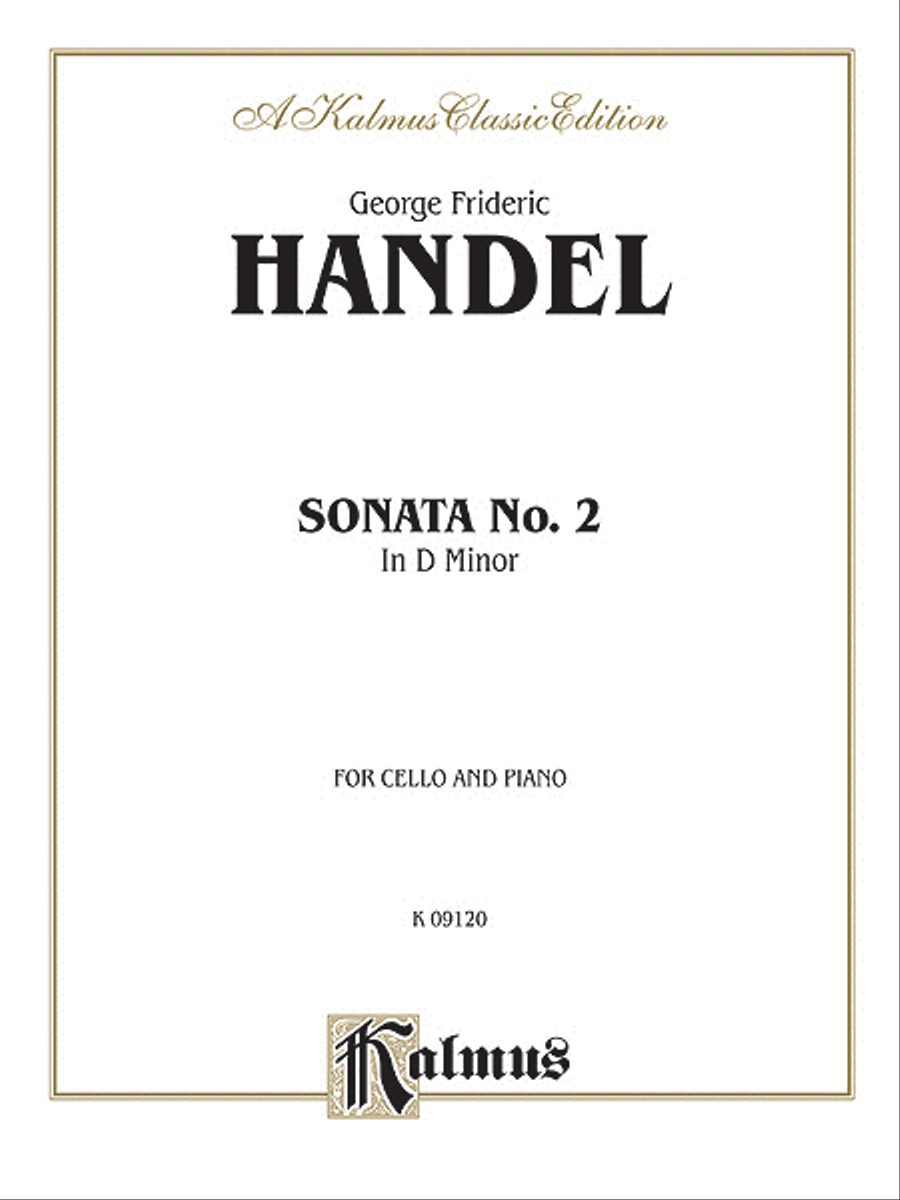 Sonata No. 2 in D Minor Small Ensemble scores gallery preview page 1