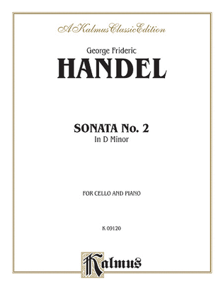 Book cover for Sonata No. 2 in D Minor