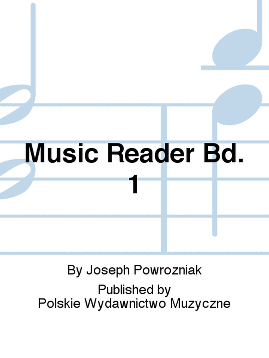 Music Reader Bd. 1