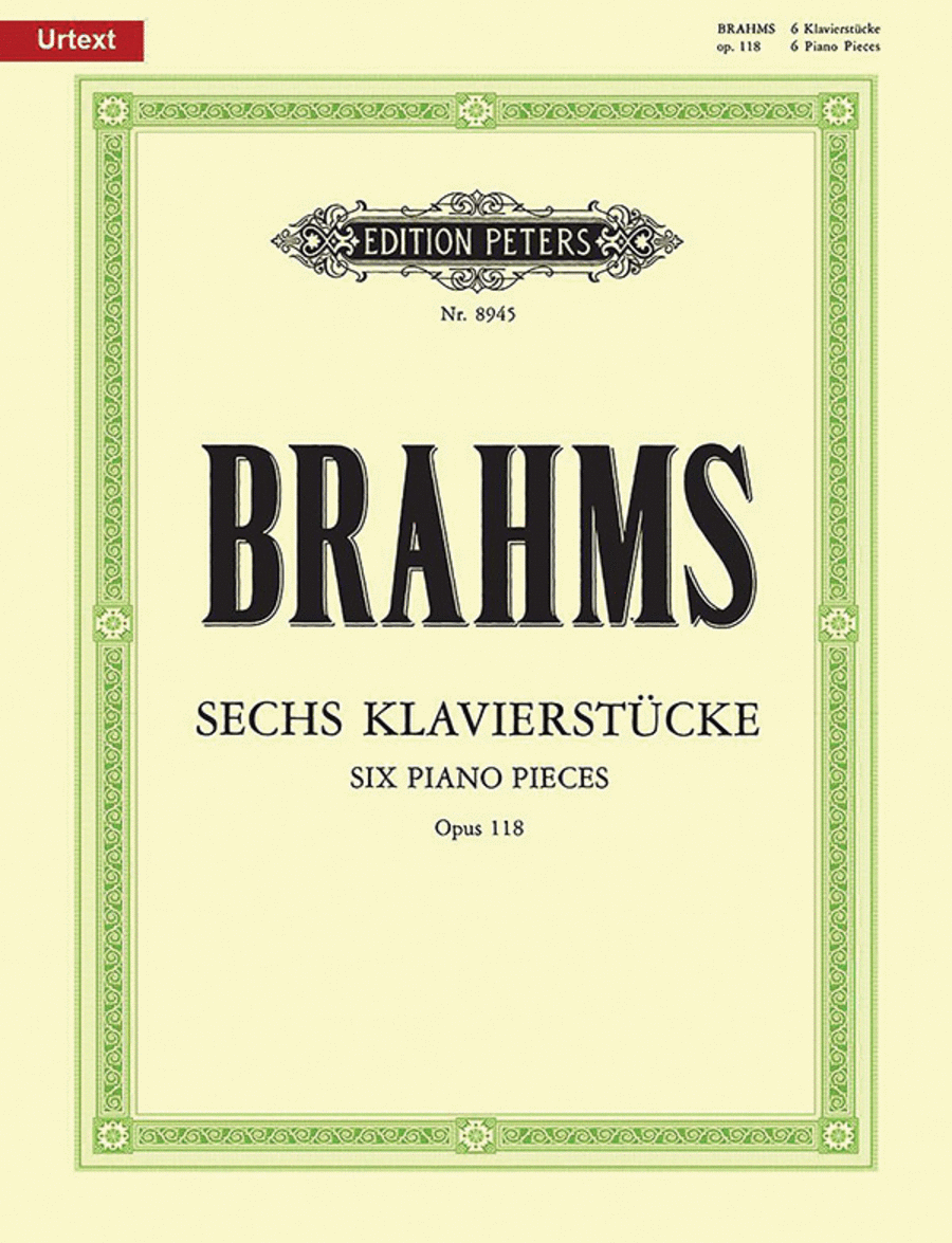 6 Piano Pieces Op. 118 6 Piano Pieces Op. 118 Piano scores gallery preview page 1