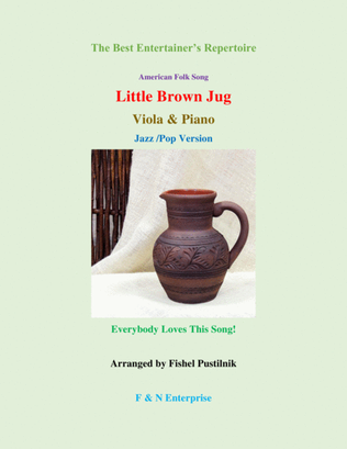 "Little Brown Jug" for Viola and Piano