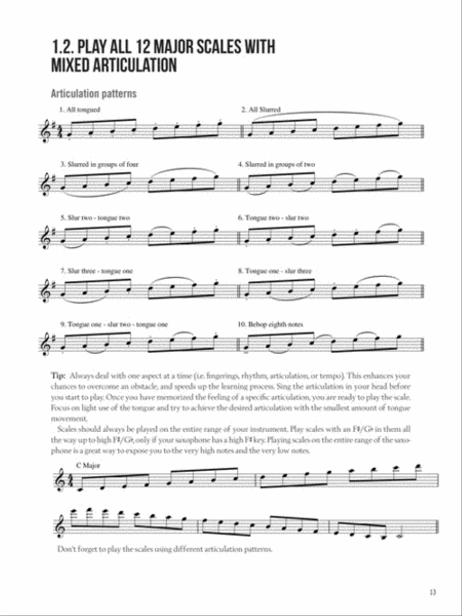 Saxophone University Saxophone Solo scores gallery preview page 6