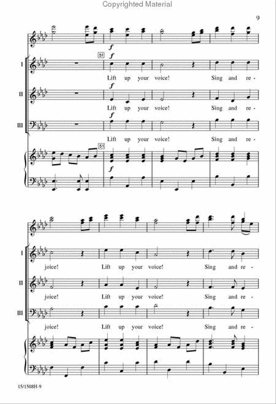 Lift Up Your Voice 4-Part scores gallery preview page 8