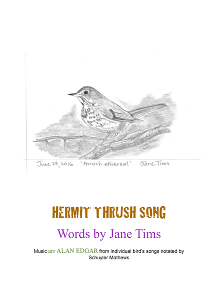 HERMIT THRUSH SONG Soprano with Pianoforte image number null