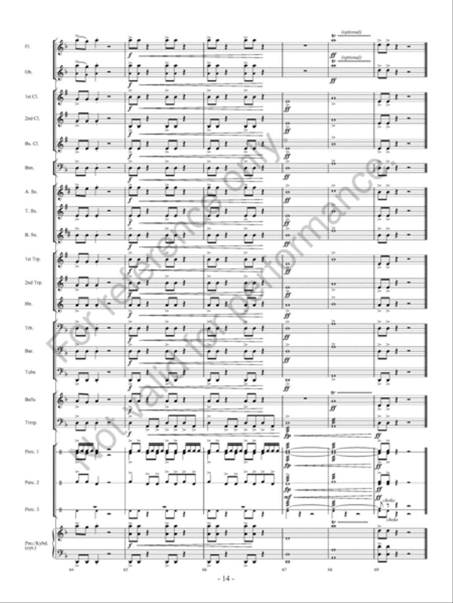 Apophis Apophis Concert Band scores gallery preview page 15