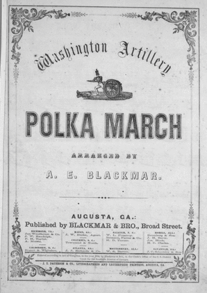 Washington Artillery Polka March
