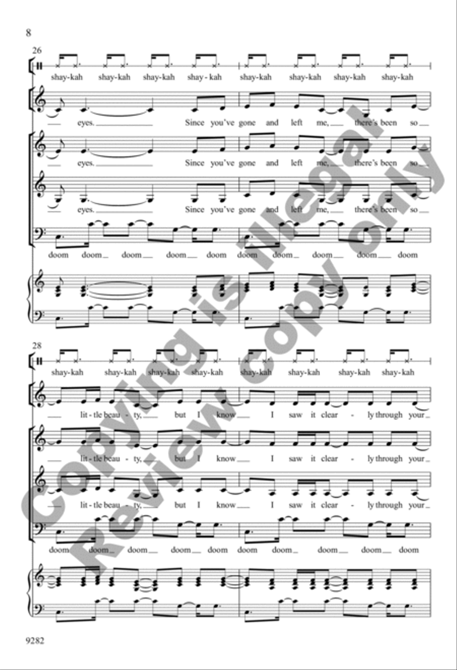 Wanting Memories Wanting Memories 3-Part scores gallery preview page 8