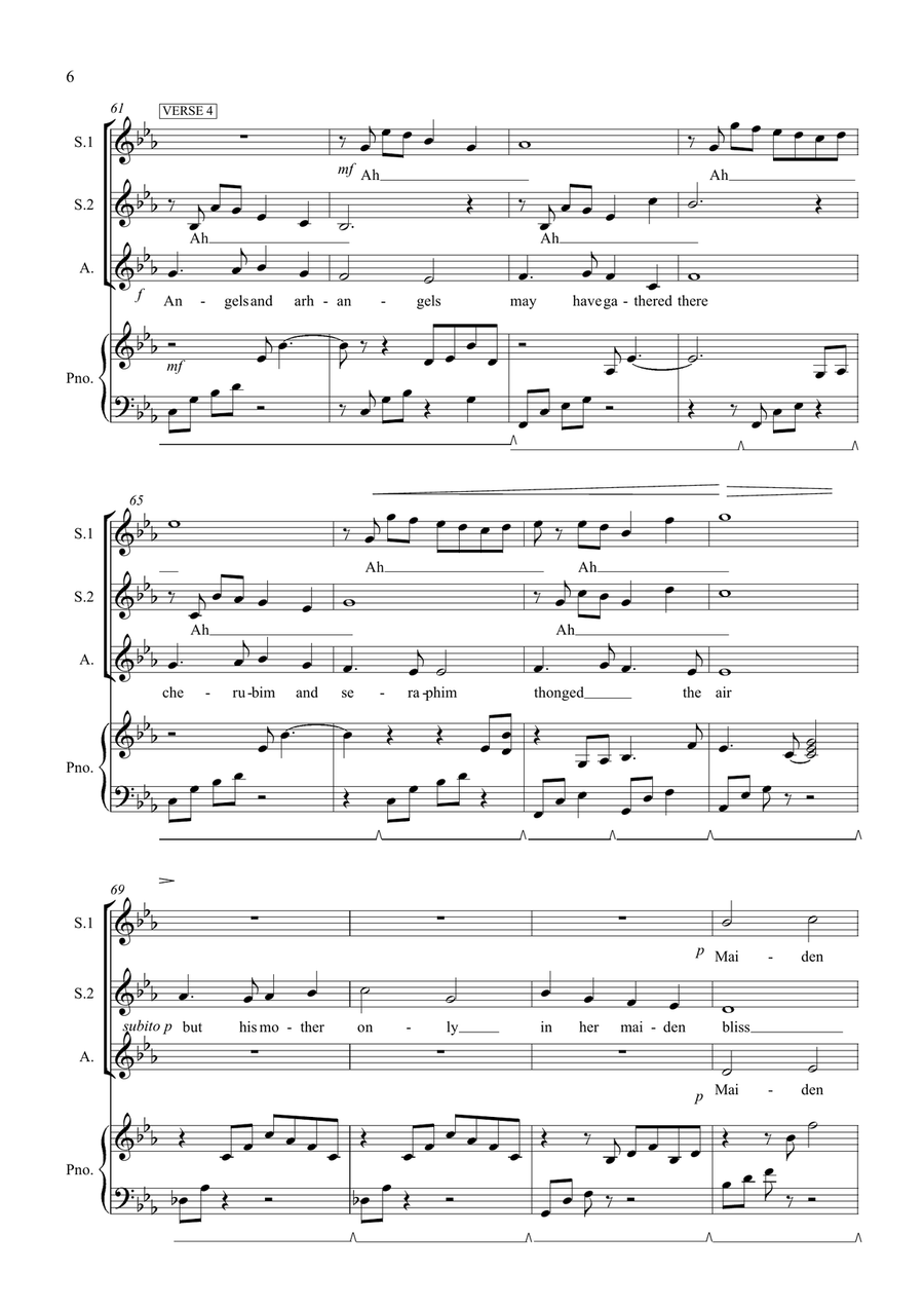 In the bleak mid winter In the bleak mid winter SSA scores gallery preview page 6