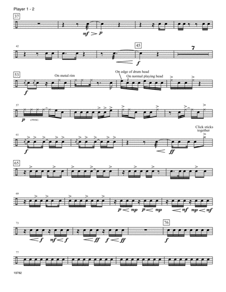 Rascals Of Ragtime - Percussion 1
