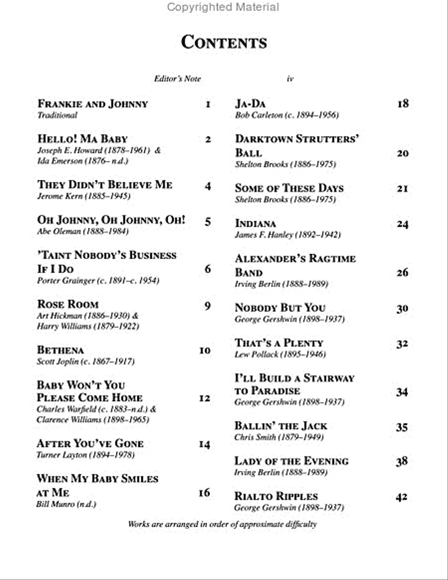 A First Book of Jazz -- For The Beginning Pianist with Downloadable MP3s Piano Solo scores gallery preview page 2