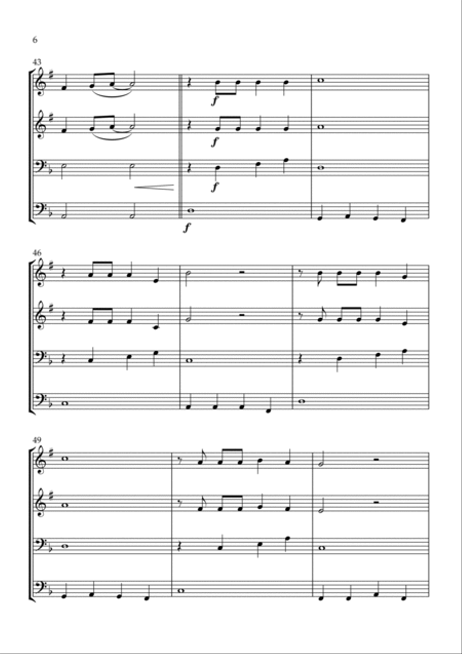 Flowers Flowers Trombone scores gallery preview page 6