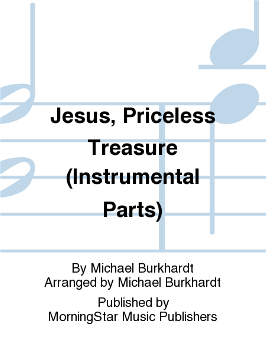 Jesus, Priceless Treasure (Instrumental Parts) Choir scores gallery preview page 1