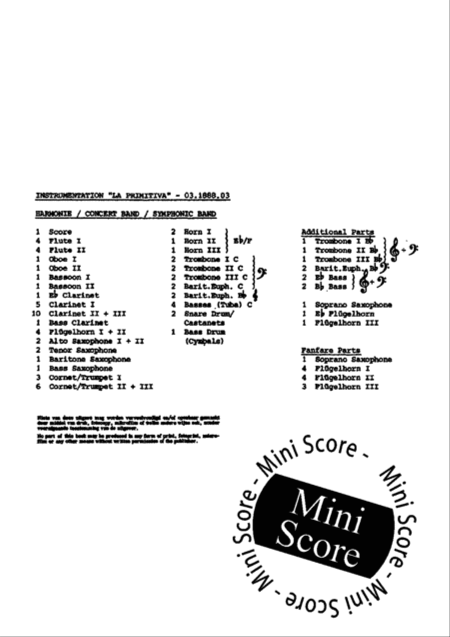 la Primitiva la Primitiva Fanfare Band scores gallery preview page 6