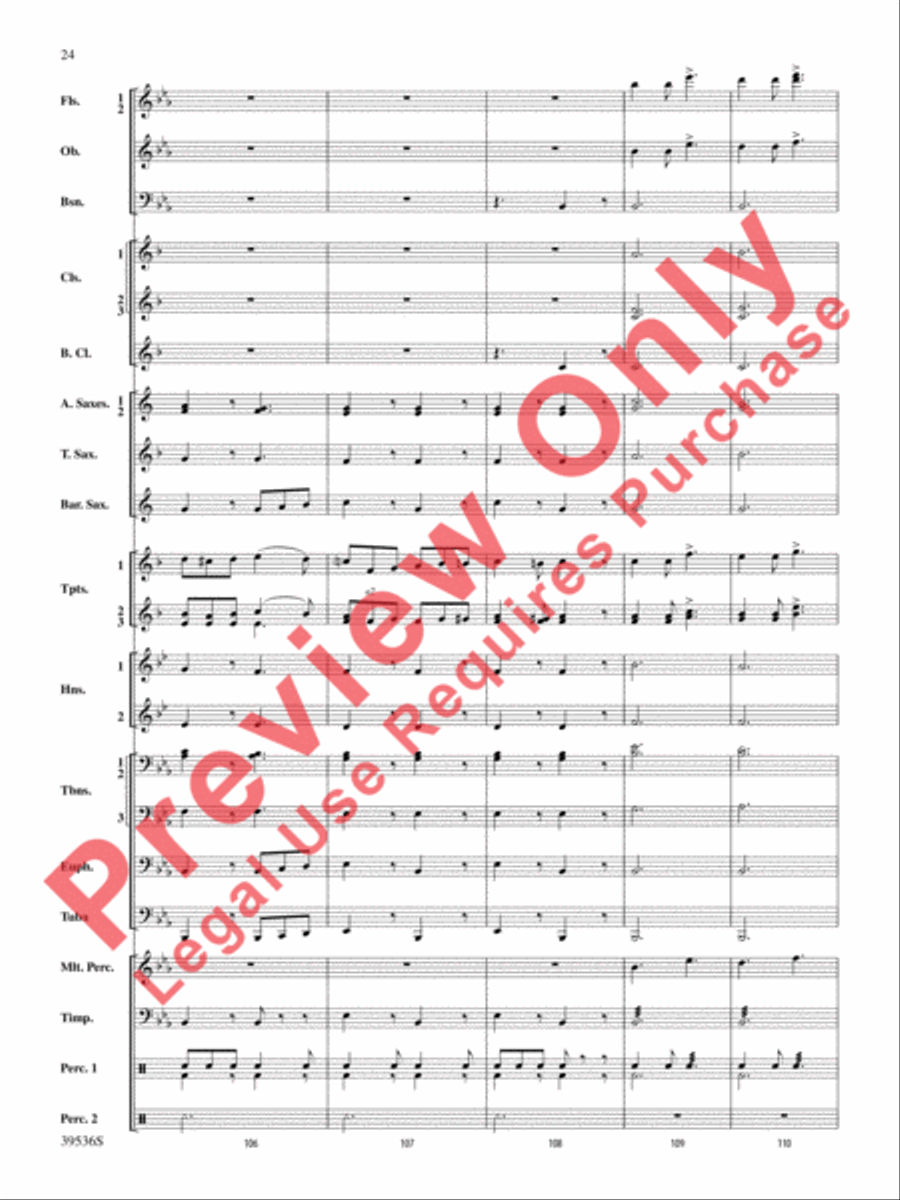 Screamers! Screamers! Concert Band scores gallery preview page 25