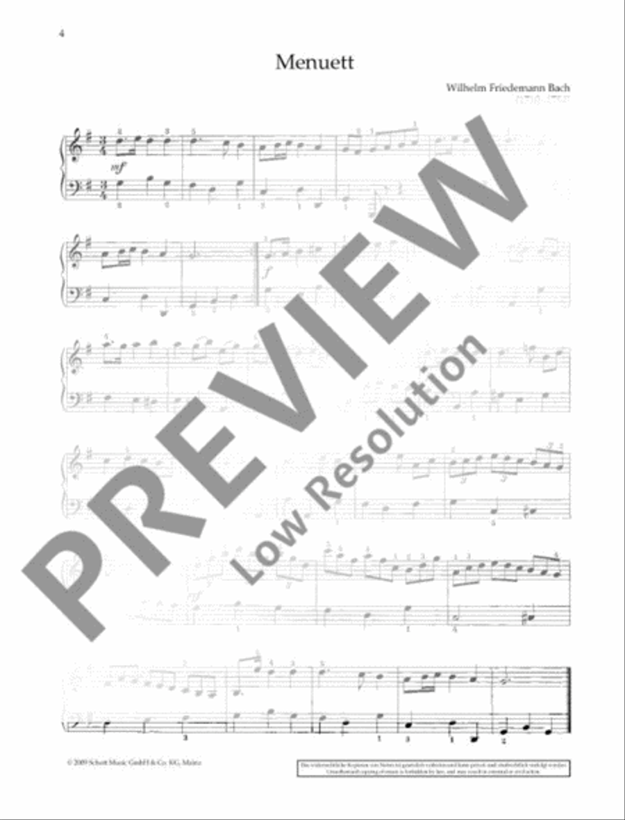 Klaviermusik der Klassik Piano Method scores gallery preview page 5