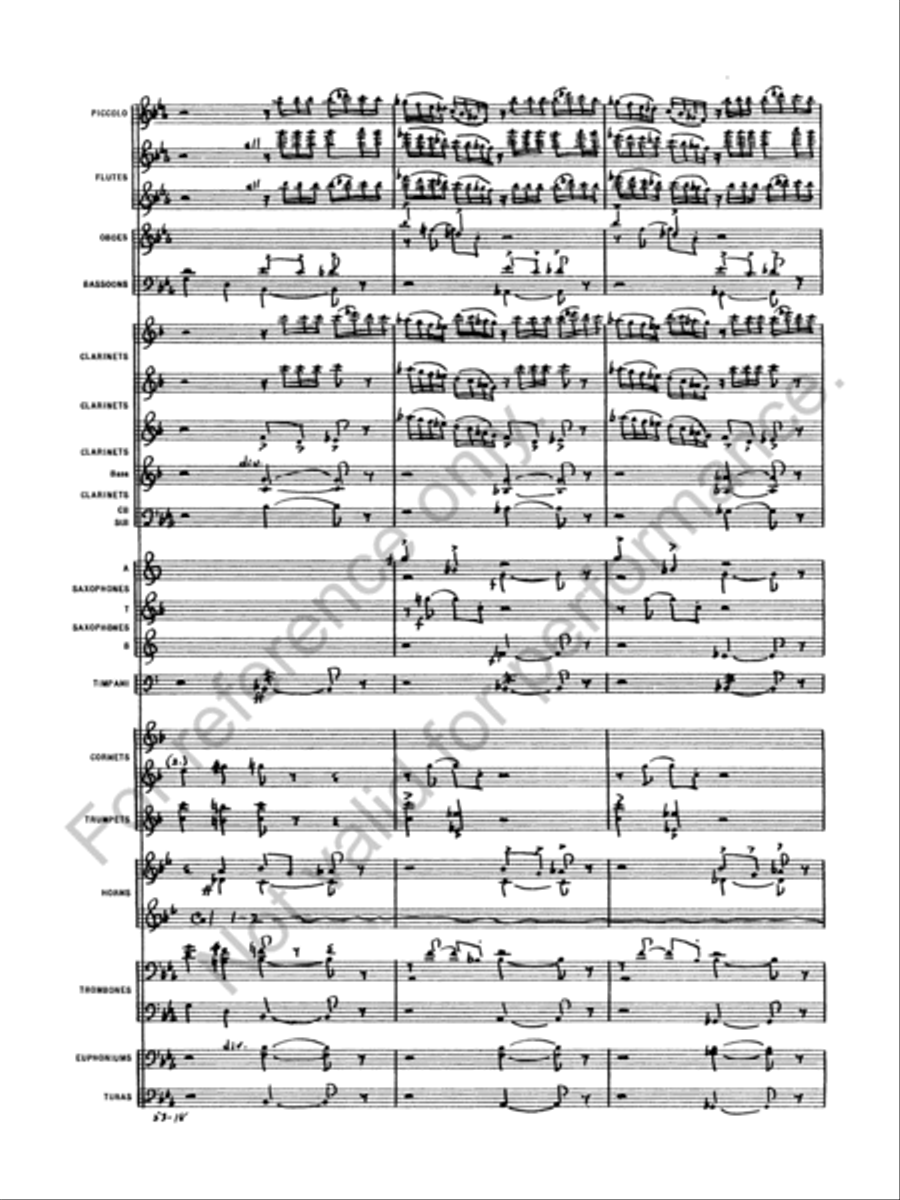 Symphony No. 6 Concert Band scores gallery preview page 20