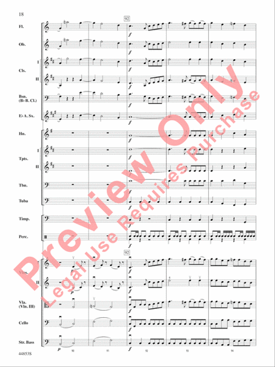 Symphony No. 36, The Linz Full Orchestra scores gallery preview page 19