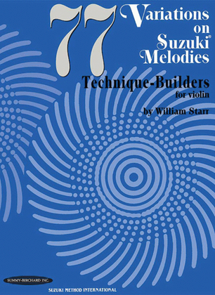 Book cover for 77 Variations on Suzuki Melodies