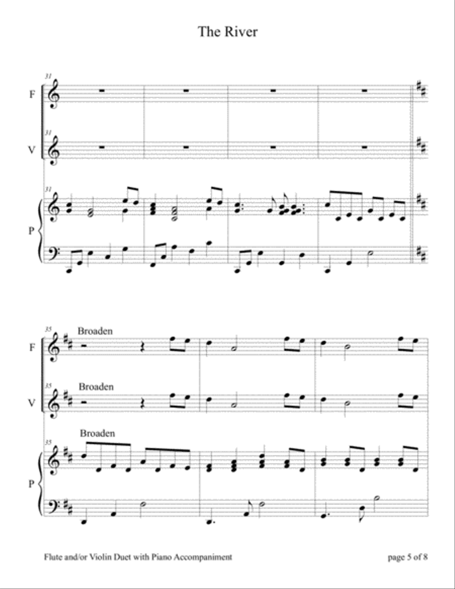 The River Flute scores gallery preview page 5