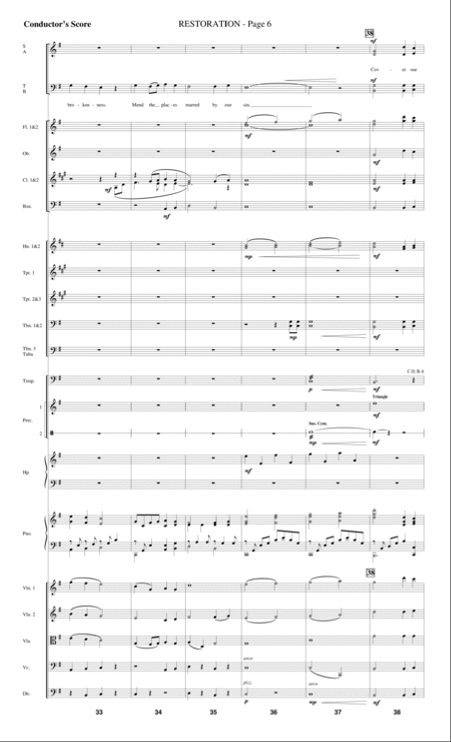 Restoration - Score Restoration - Score Choir scores gallery preview page 6