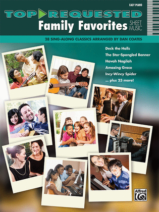 Book cover for Top-Requested Family Favorites Sheet Music