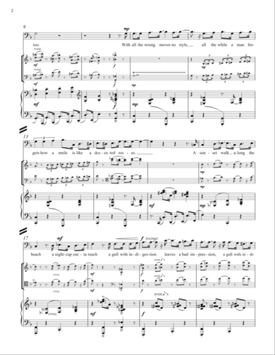 Mr. Smooth Piano Trio scores gallery preview page 2