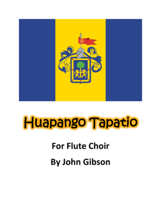 Book cover for Huapango Tapatio for Flute Choir