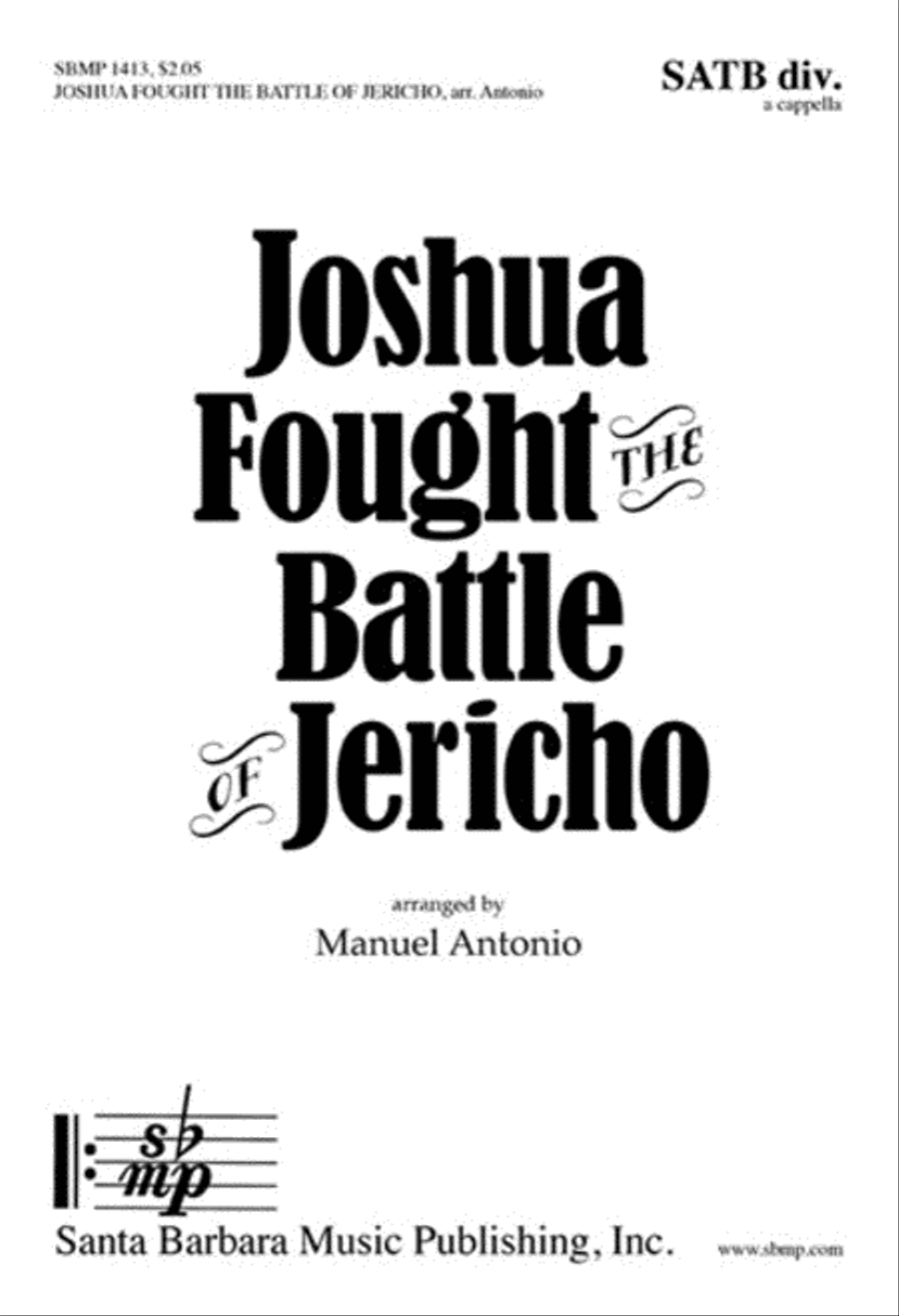 Joshua Fought the Battle of Jericho - SATB a cappella Octavo 4-Part scores gallery preview page 1