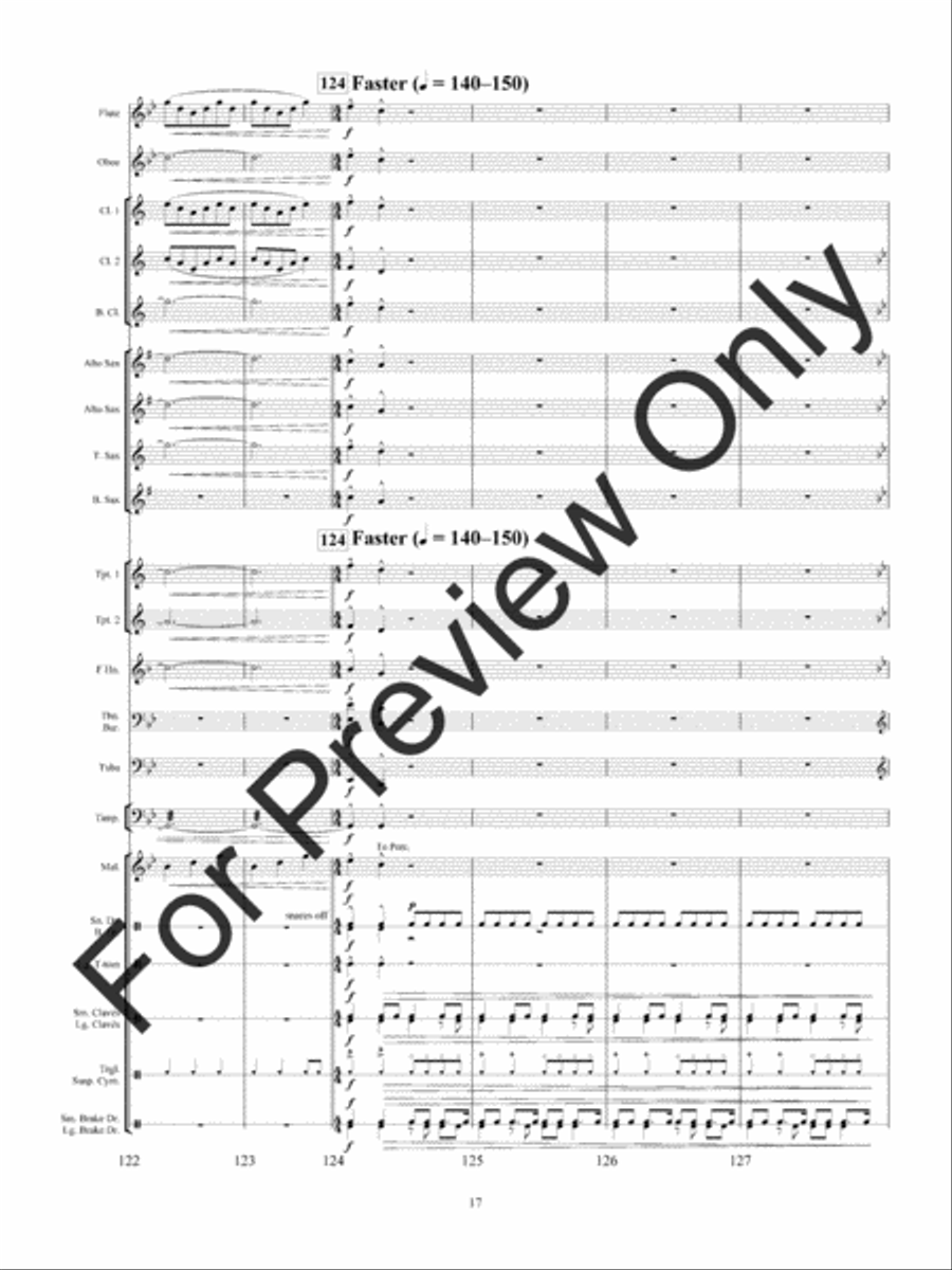 Haunted Mine Concert Band scores gallery preview page 20