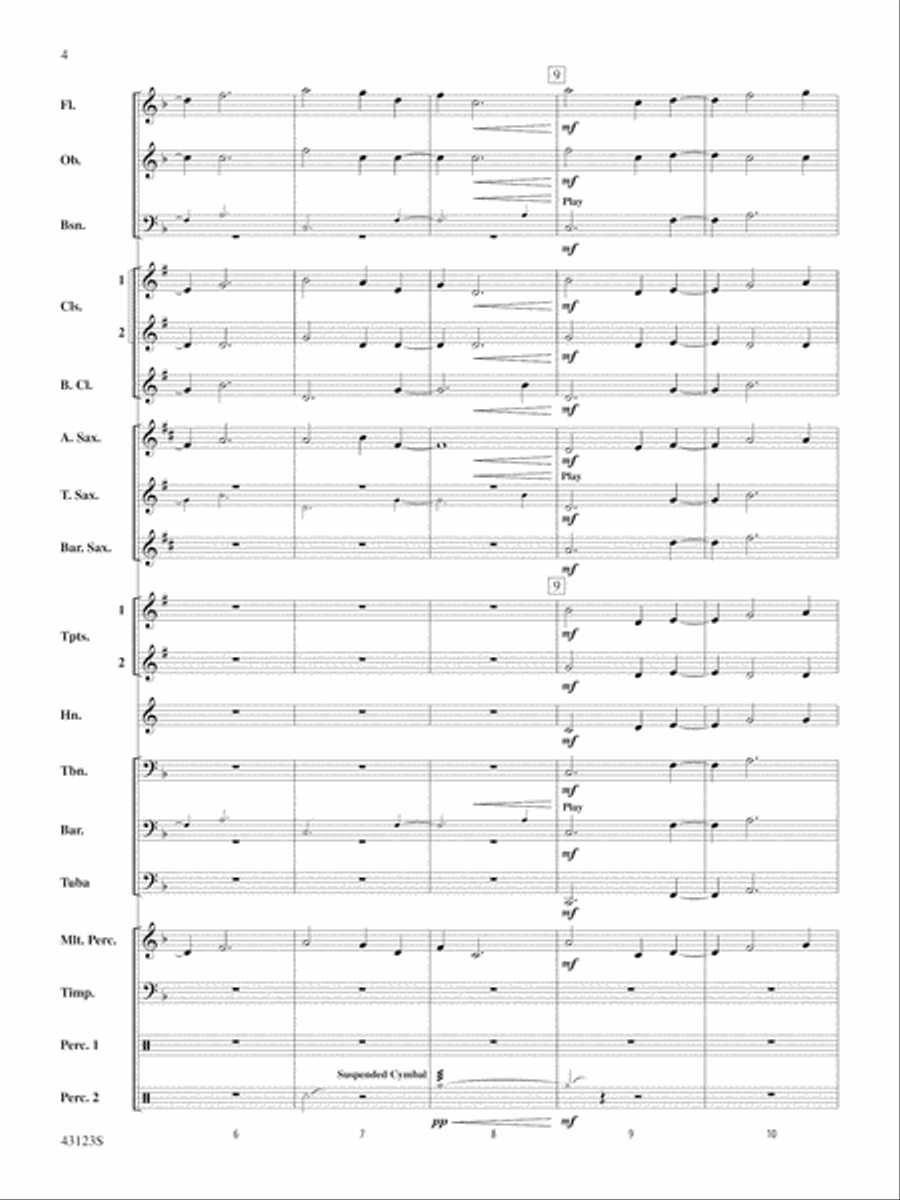 Minecraft: Score Concert Band scores gallery preview page 4
