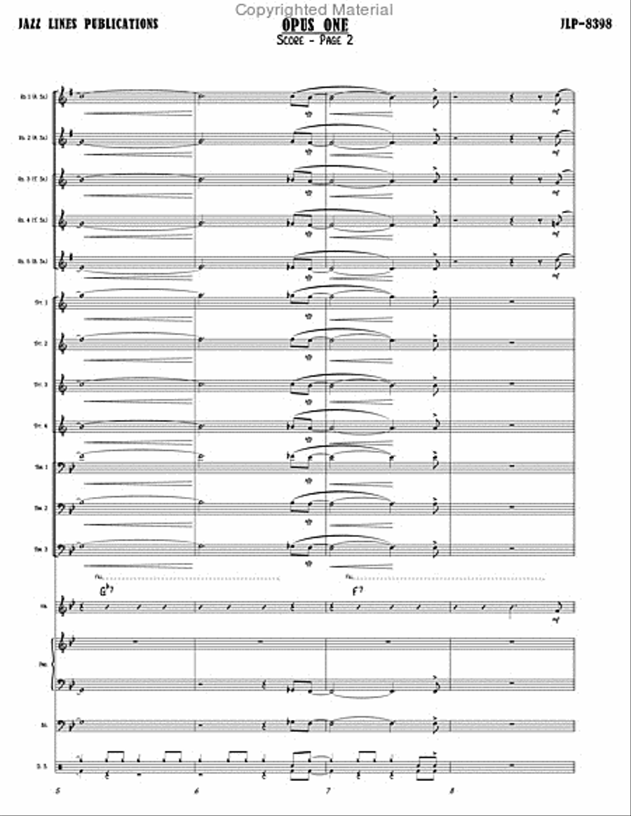 Opus One Big Band scores gallery preview page 5