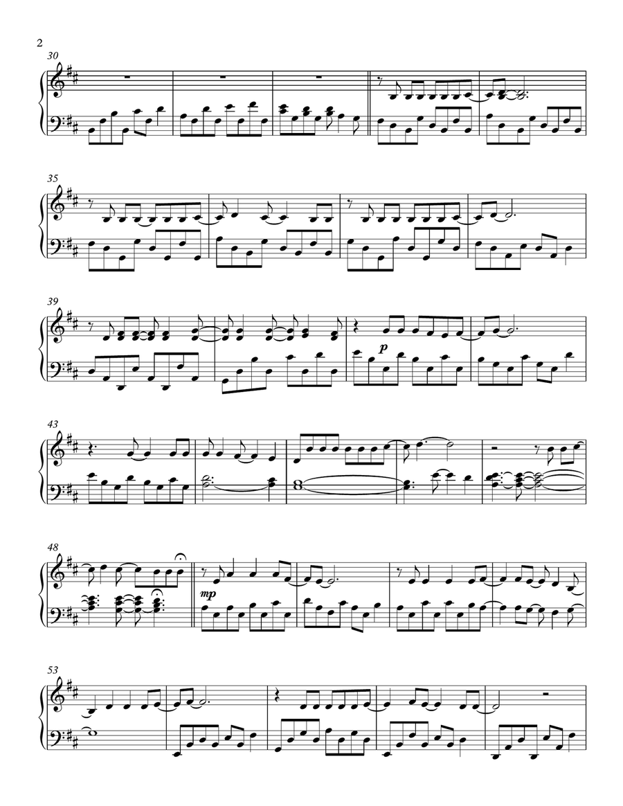 Dancing In The Dark Piano Solo scores gallery preview page 2