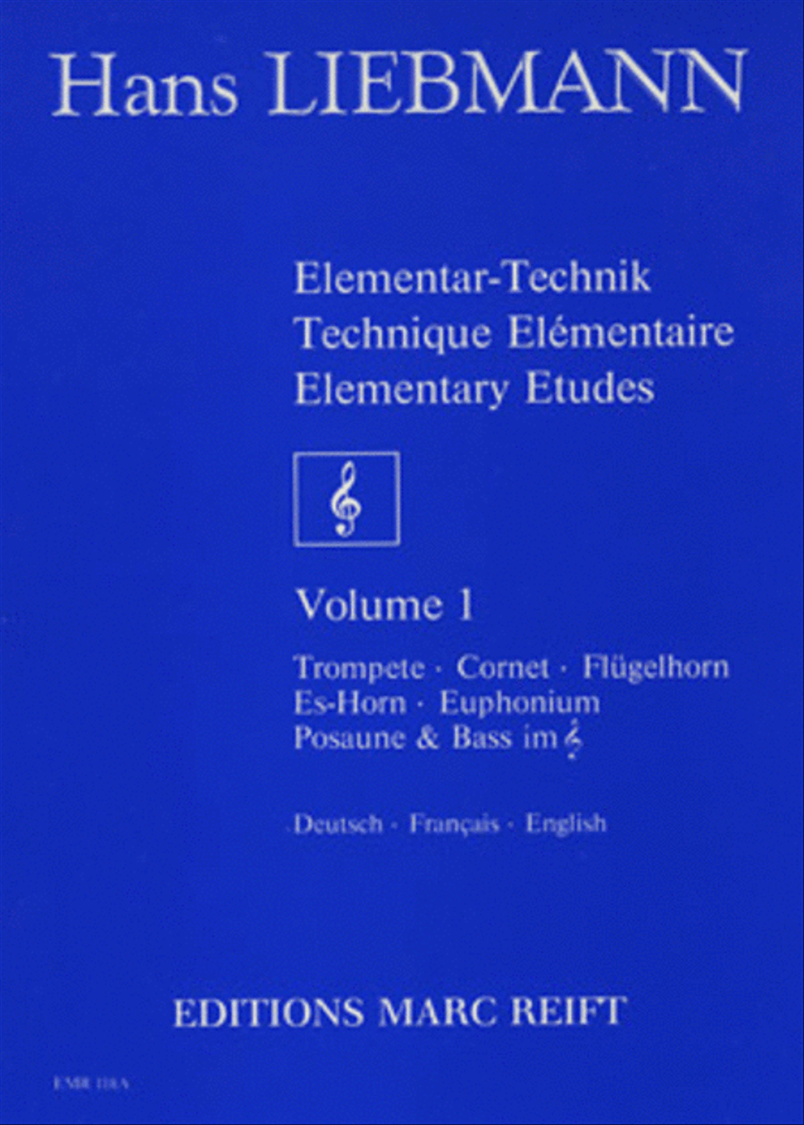 Elementar-Technik / Technique Elementaire / Elementary Etudes Vol. 1 Cornet scores gallery preview page 1