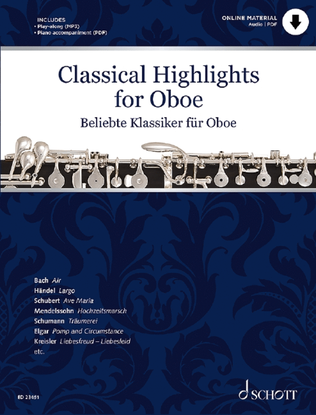 Book cover for Classical Highlights for Oboe