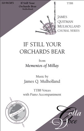 Book cover for If Still Your Orchards Bear: from "Mementos Of Millay"