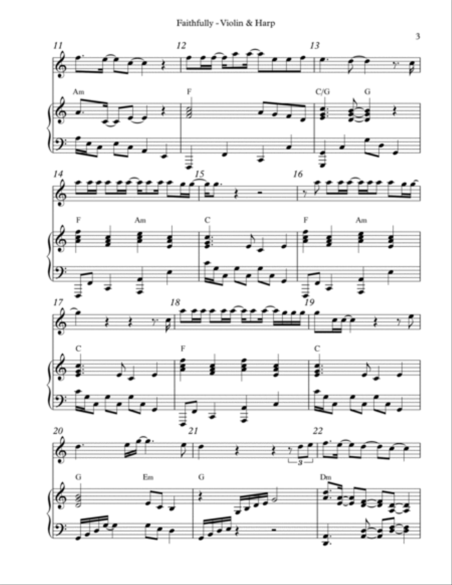 Faithfully String Duet scores gallery preview page 3