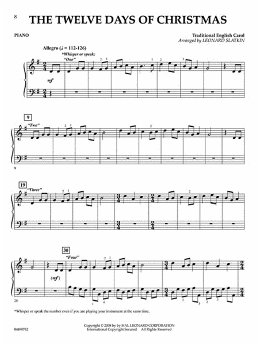Holidays for Piano and Strings String Orchestra scores gallery preview page 4