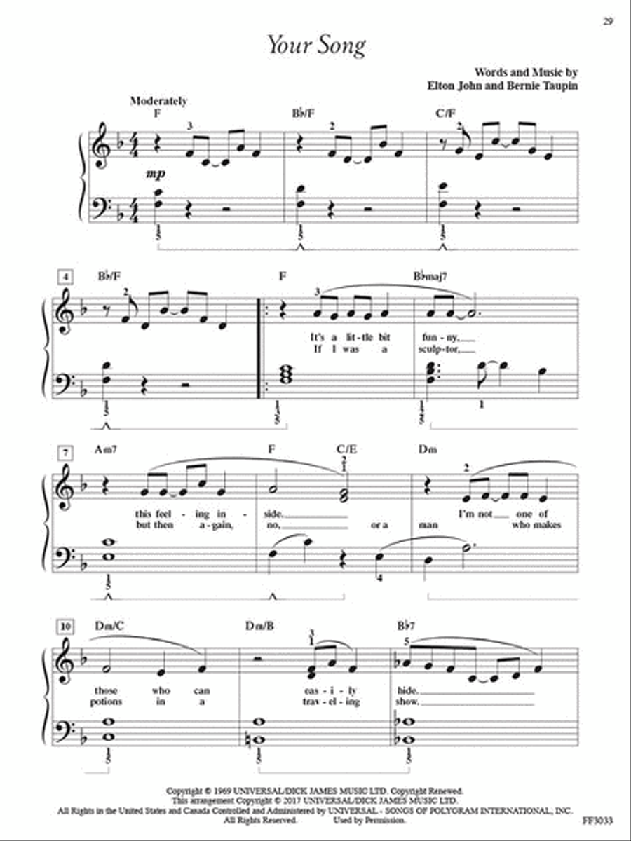 Adult Piano Adventures Popular Book 2 Piano Method scores gallery preview page 4