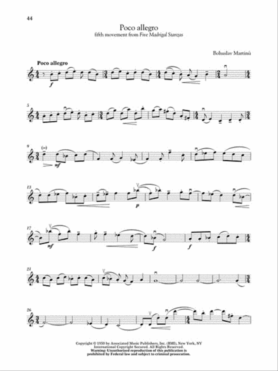 The G. Schirmer Violin Anthology Violin Solo scores gallery preview page 11