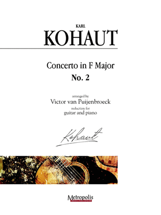 Concerto in F Major, No. 2 for Guitar and Piano (Piano Reduction)