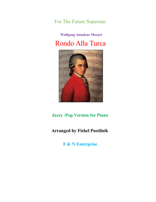 Book cover for "Rondo Alla Turca" for Piano (Jazz/Pop Version)-Video