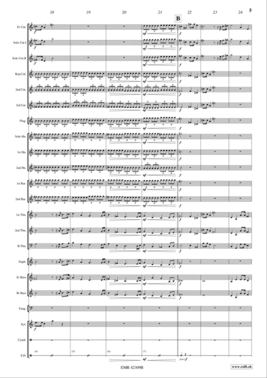 Knights Of The Round Table Brass Band scores gallery preview page 5