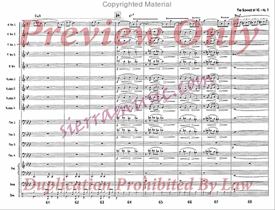 Theme from the Summer of '42 Jazz Ensemble scores gallery preview page 10