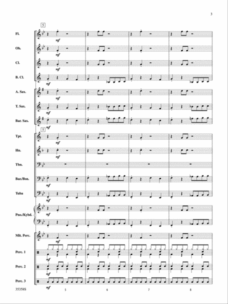 Funny Bones Concert Band scores gallery preview page 3