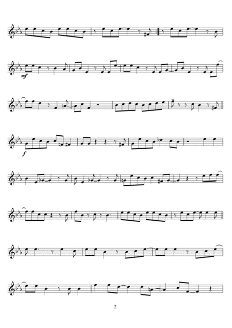 Ain't Nobody Here But Us Chickens Clarinet Solo scores gallery preview page 2