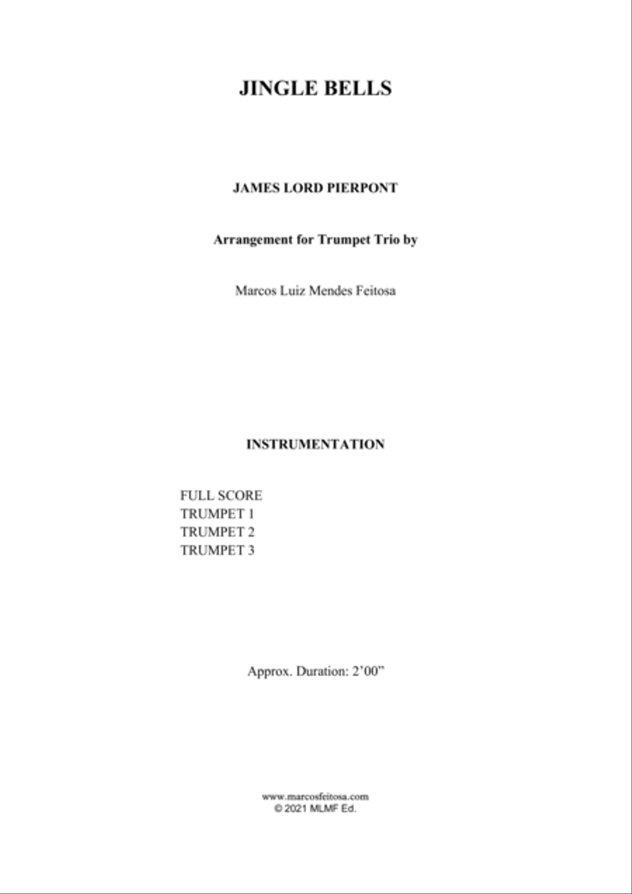 Jingle Bells - Trumpet Trio Trumpet Trio scores gallery preview page 2