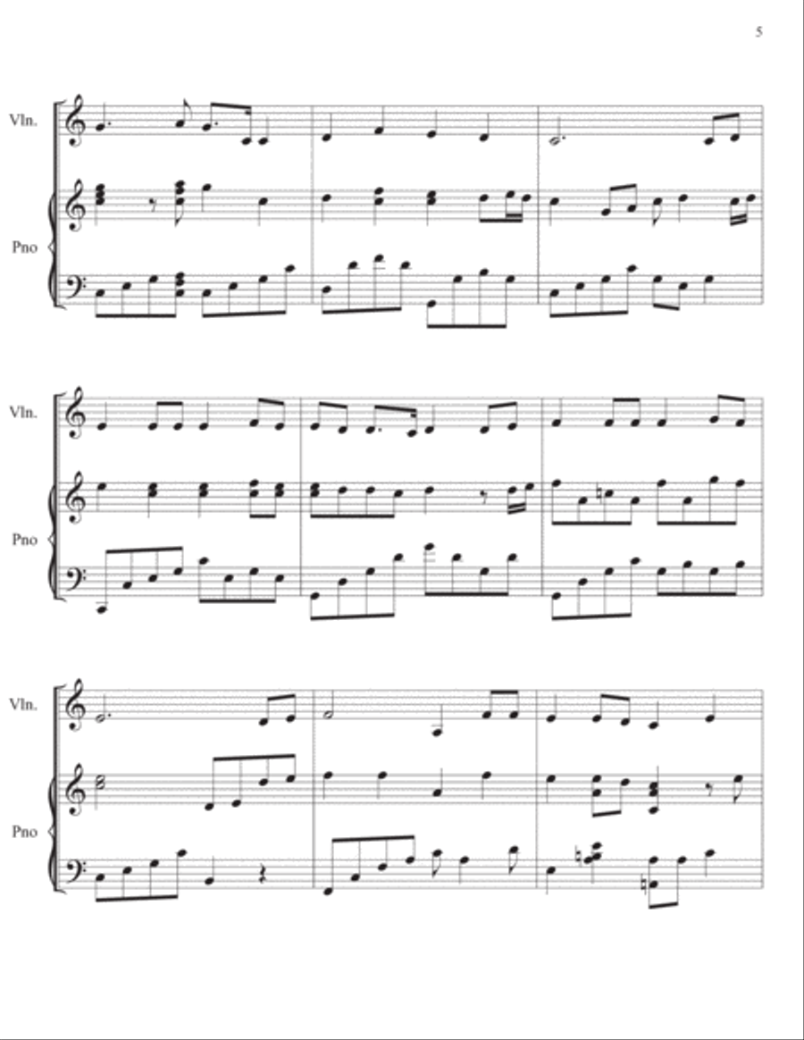Alas, and Did My Savior Bleed (Violin with piano accompaniment)(Violin Sheet Music Pdf) Violin Solo scores gallery preview page 5